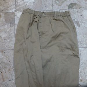 haband ice house flannel lined tan slacks 38 short